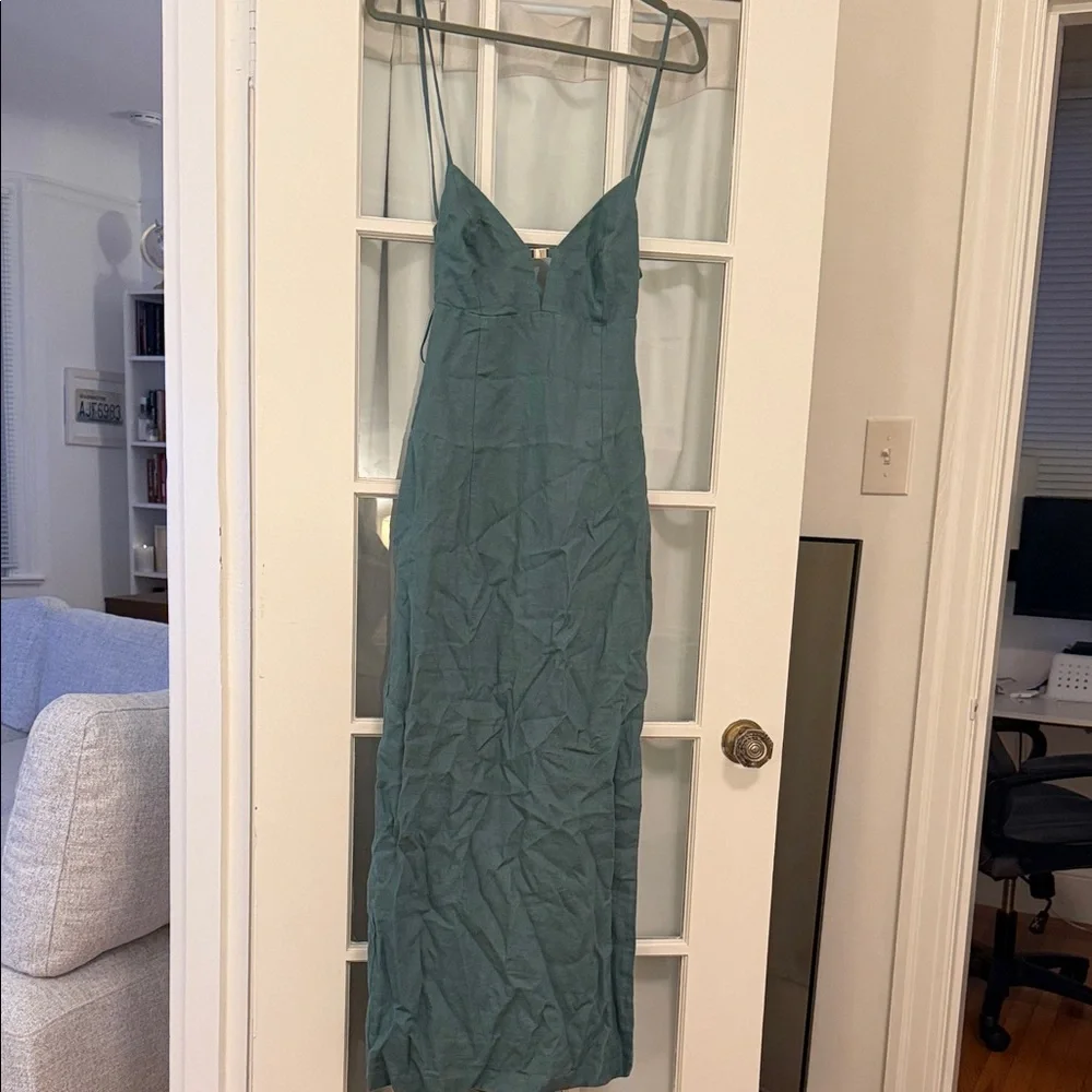 Abercrombie & Fitch Seafoam Midi Dress Sundress - Picture 7 of 12